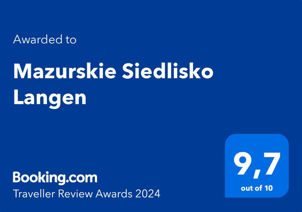 Mazurskie Siedlisko Langen Mrągowo Zewnętrze zdjęcie